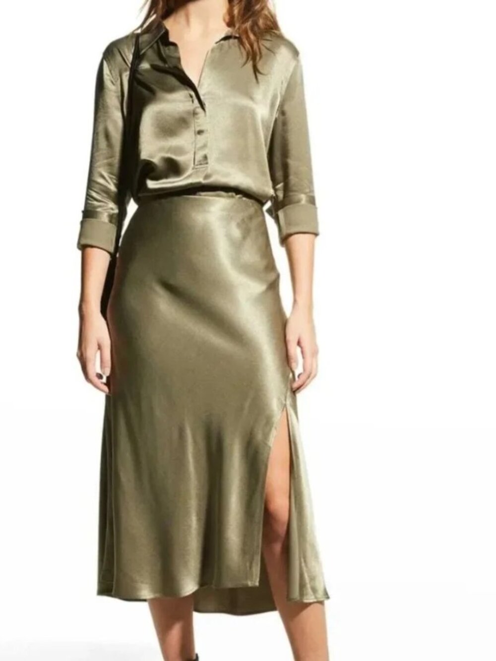 Rails Maya Satin Sli Skirt